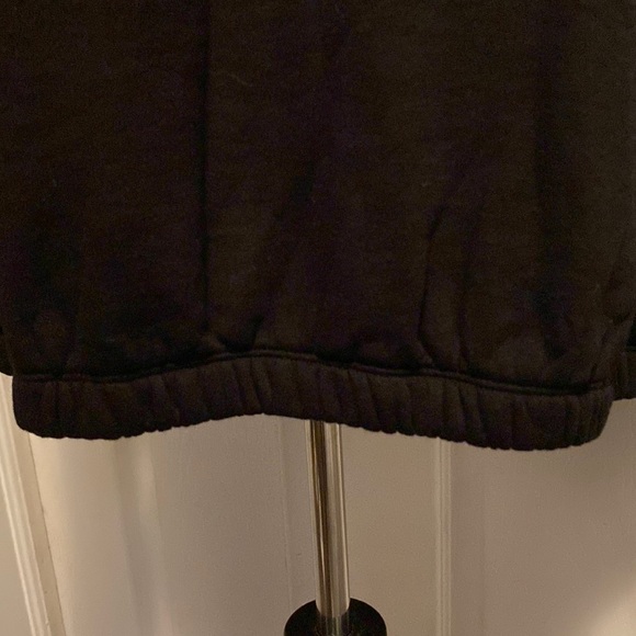 Cabana by Crown & Ivy Women’s Sweatshirt w/ Elastic Waist White Black sz L NWT - Picture 7 of 7